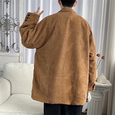 灯芯绒华夫格西装外套男ins港风复古宽松上衣秋款J2055P60，男装西服，星座1116-2