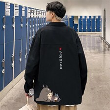 春季长袖衬衫男宽松港风衬衣男外套男CSCS269-P35图片