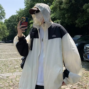 青春流行男夹克文艺潮外套山系防晒衣F77P38图片