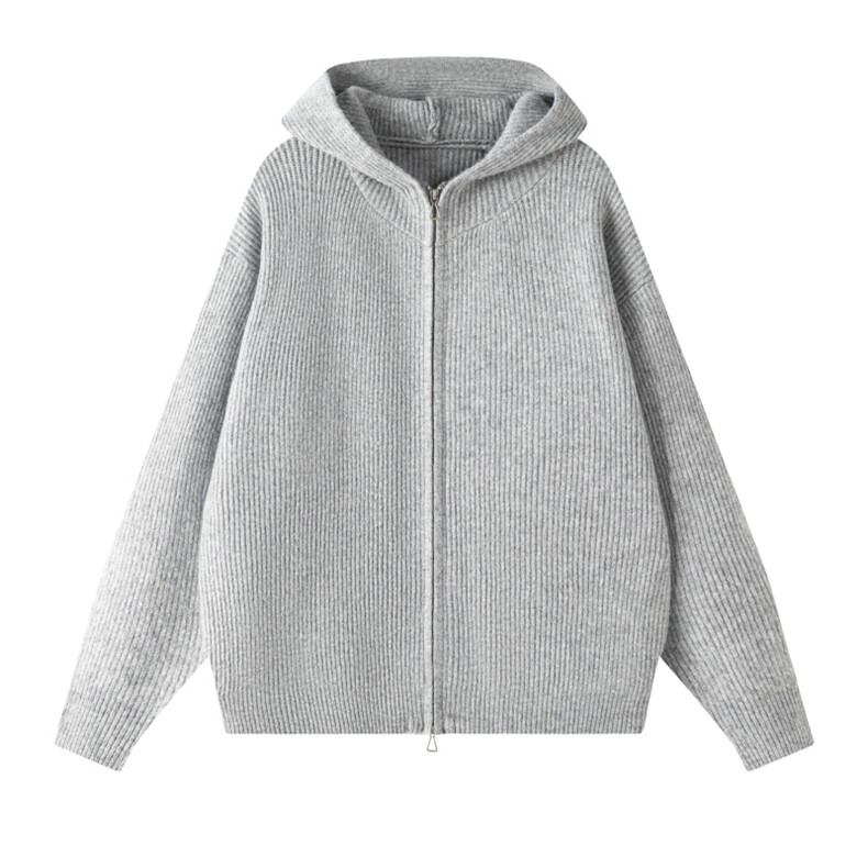 现货高品质可供得物连帽重磅针织毛衣开衫外套310A-2MYY5036P98,男装针织衫/毛衣,星座310A-2