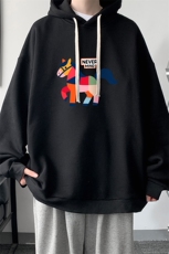 连帽卫衣男大码胖子帽衫大号运动服WY2458-P35，男装卫衣，电商A040