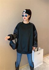 冬季新款：羽绒拼接款卫衣，女装卫衣/绒衫，芳可思