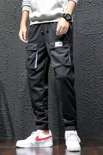 C415-K155-P55日系宽松潮流工装裤男潮牌韩版大码胖子九分裤子，男装休闲裤，电商A456（原C415）