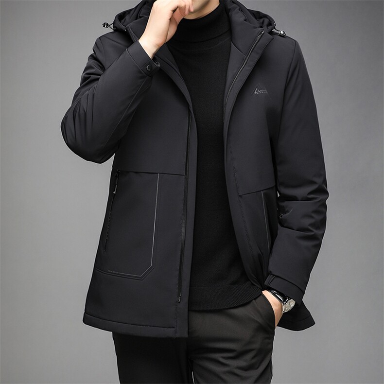 AN9815钱塘2020-2秋冬中老年男士羽绒服商务休闲连帽外套P315,男装羽绒服,钱塘207-3