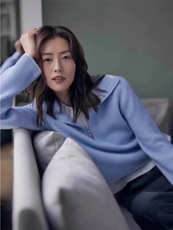 秋季新款舒适显瘦时尚百搭半拉链针织套头衫，女装羊毛衫，恒恩羊绒