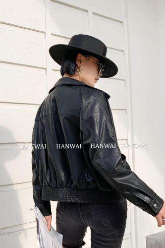 皮衣，女装皮衣，韩外