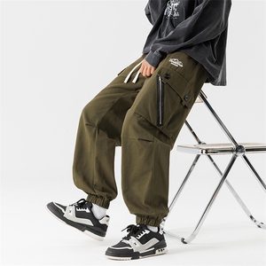 春季新款抖音品质现货做旧工装户外束脚休闲裤男ZK1993-特P38图片