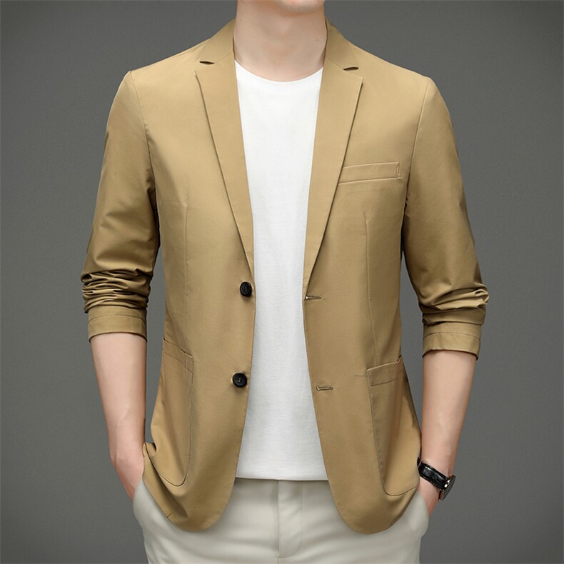 D33611男式2023春季新款便西男韩版西装外套商务休闲西服男装P185，男装西服，电商B360