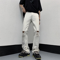 夏季美式高街破洞铆钉牛仔裤货号K750P60，男装牛仔裤，电商A063