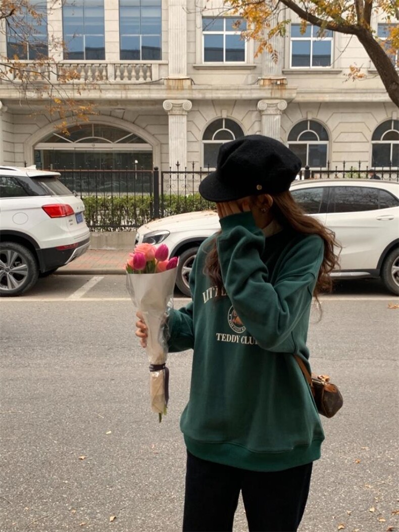 新加绒卫衣，女装卫衣/绒衫，miluroom