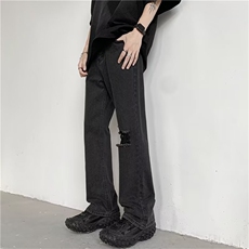 青春流行ins男直筒水洗牛仔裤P38，男装牛仔裤，星座1116-2