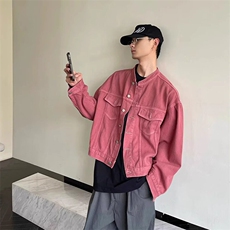藕粉色