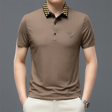 男装时尚休闲男装商务polo衫短袖方领2024年夏季T恤ZL88060-P52，男装Polo衫，星座1105-3