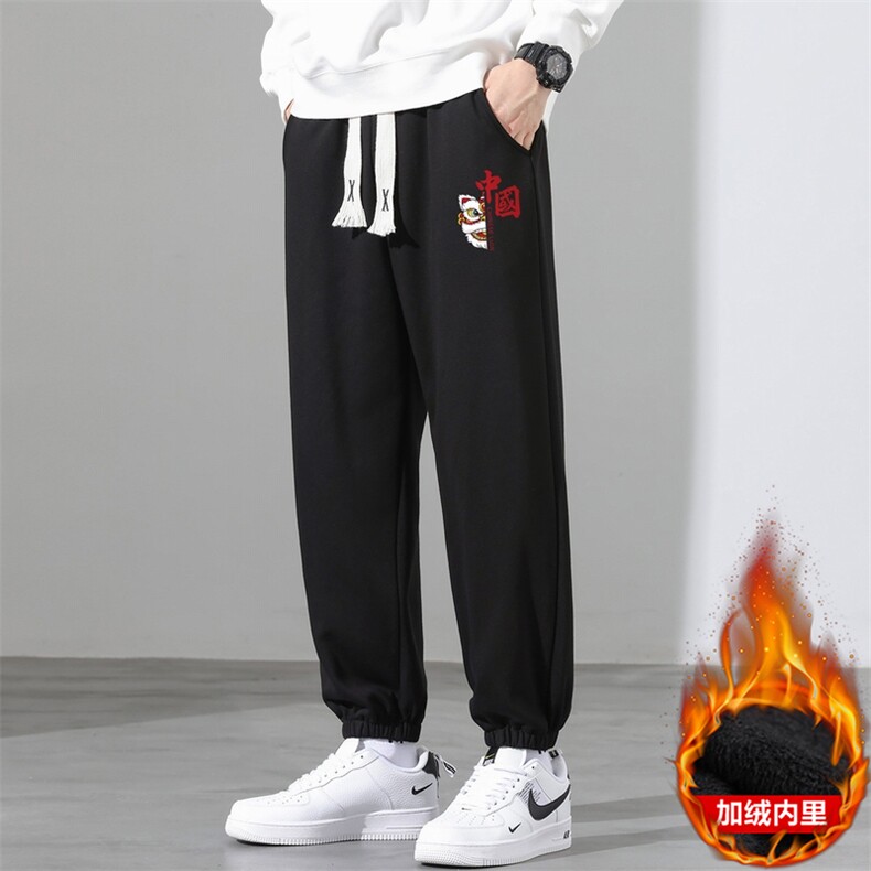 现货主推秋冬2023加绒男士休闲印花套头卫衣大码JR910-P20图片