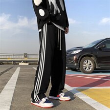 男秋季新款港风休闲裤刺绣排扣裤子FK16P33，男装休闲裤，星座1116-2