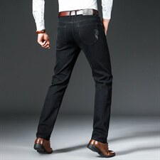 牛仔裤男潮流2023秋季裤子男士直筒裤修身牛仔裤时尚休闲男裤，男装牛仔裤，电商B212（原钱塘6029）