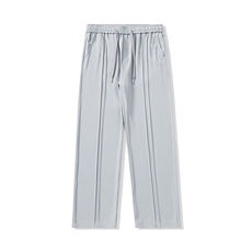 灰色冰丝褶皱小西裤2025新款夏季轻薄款阔腿直筒夏天运动休闲长裤,男装西裤,星座914-1, 灰色冰丝褶皱小西裤2025新款夏季轻薄款阔腿直筒夏天运动休闲长裤,男装西裤,星座914-1,