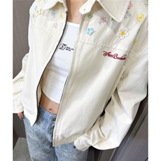 外套女新款宽松百搭刺绣短款夹克上衣潮JK730-P62，男装夹克，星座208-5