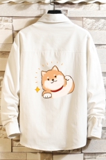 CS15146-P38长袖衬衫男士大码宽松衬衣男寸衫男寸衣，男装衬衫，电商A040A
