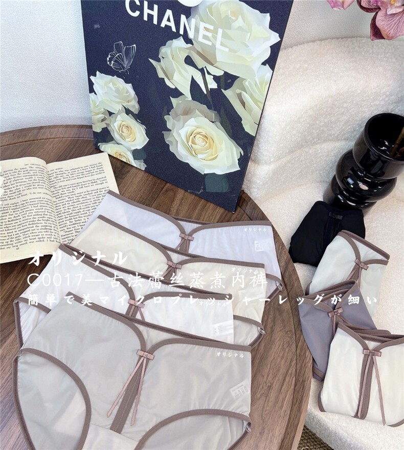 古法蕾丝蒸煮内裤，内裤，禾雯电商供货