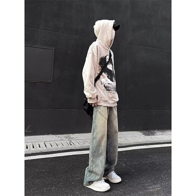 2024美式牛仔裤男款春季长裤潮WH103P46,男装牛仔裤,星座1116-2