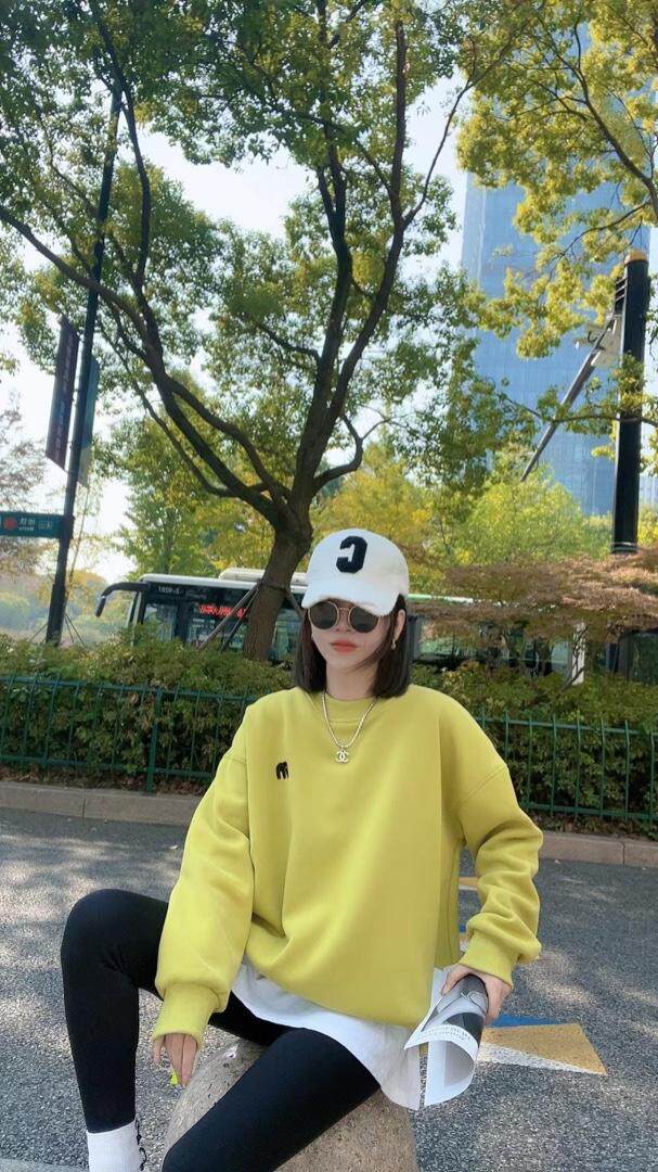 刺绣小象百搭款卫衣，女装卫衣/绒衫，一杭