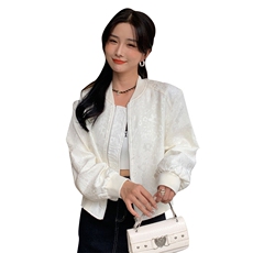 小个子短外套女春秋2024新款时尚拉链气质显瘦百搭长袖夹克上衣，女装短外套，MQ