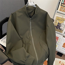 春秋高质量夹克外套男士上衣小牛津棒球服夹克上衣，男装夹克，星座1013