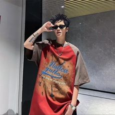 C535P35夏装男生休闲短袖T时尚青年男生上衣，男装T恤，星座512-6
