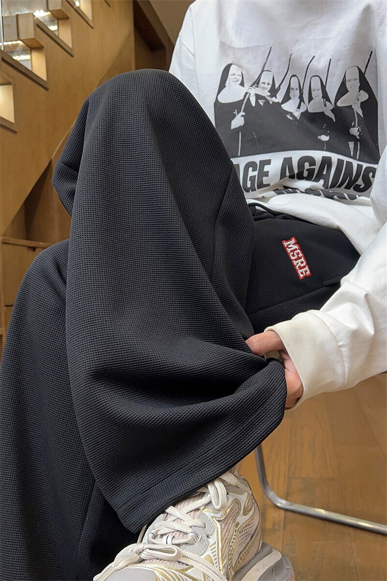 2024秋季新款内景大码美式双腰头卫裤M-5XHK24853-特P35,男装休闲裤,电商A022