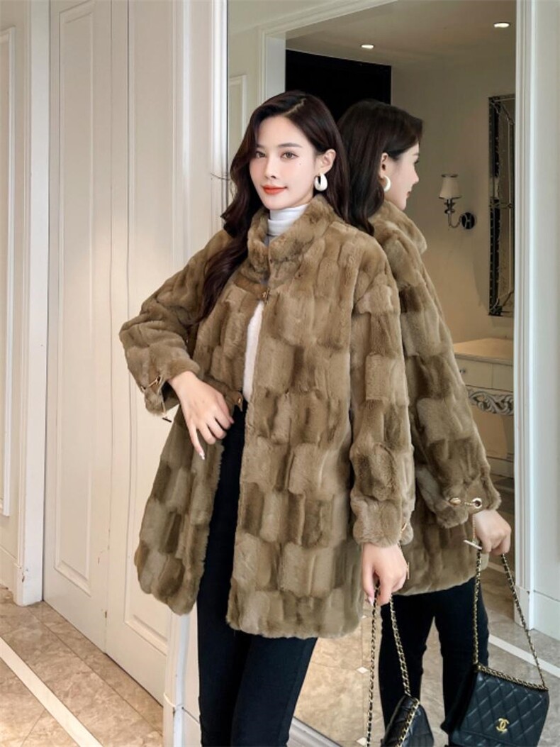 【冬季新款】貂绒贵妃貂皮毛一体，其它，笑思源