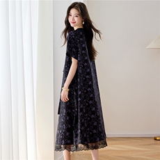 【夏季女装新款】大量现货时尚宽松大版中长款连衣裙，女装连衣裙，魅衣本色
