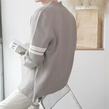 2024秋冬季时尚上衣男士新款潮流开衫韩版青年简约百搭外套，男装针织衫/毛衣，星座306A