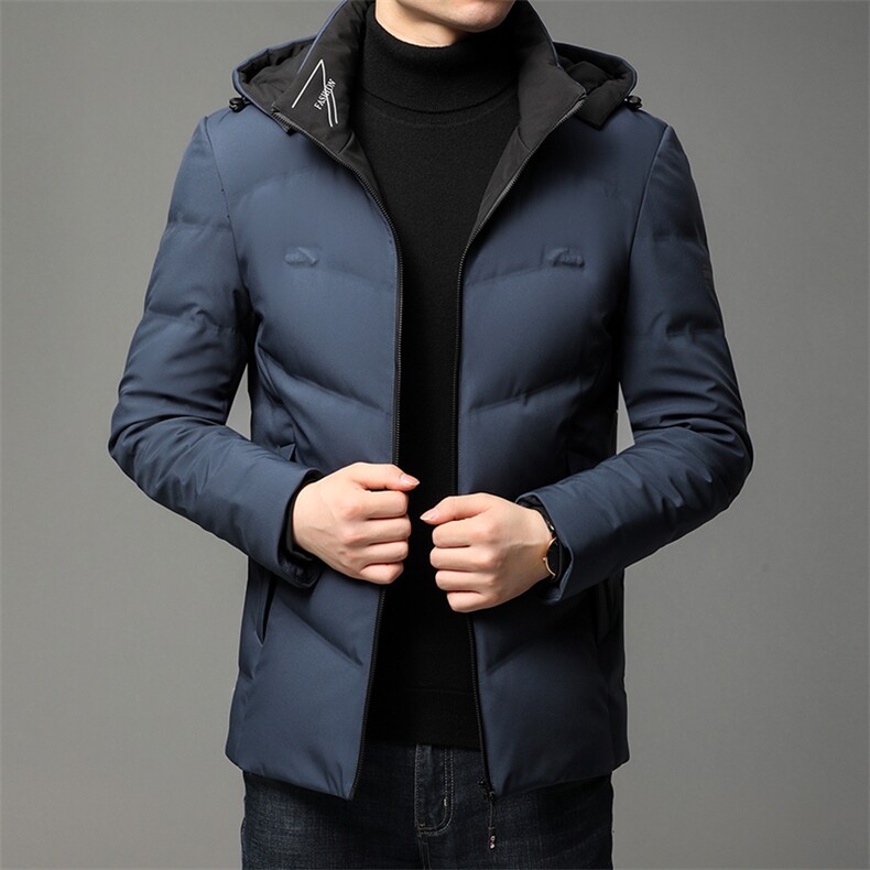 DF152056钱塘2020-2冬季商务厚款百搭休闲中年男士羽绒服P245,男装羽绒服,钱塘207-2