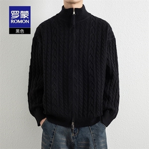 1506-1/MY871/P82男士户外休闲百搭针织开衫2026秋季新款时尚简约图片