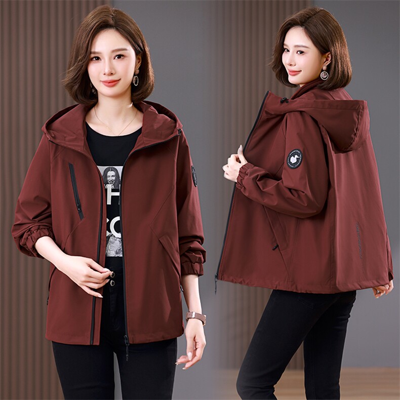 时尚女装派克服外套冲锋衣显瘦百搭保暖防风夹克潮流休闲外套，女装派克服，韩派