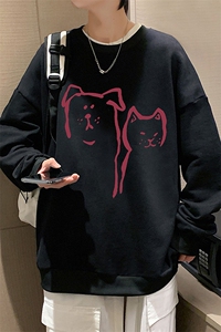 8XL圆领卫衣男超大码胖子肥佬大号长袖t恤S6378-P28图片