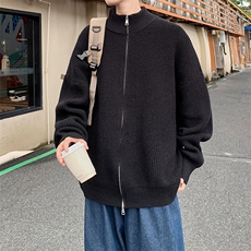 新款现货秋冬季慵懒港风针织开衫毛衣225-2-615-P55控78，男装针织衫/毛衣，星座225-2