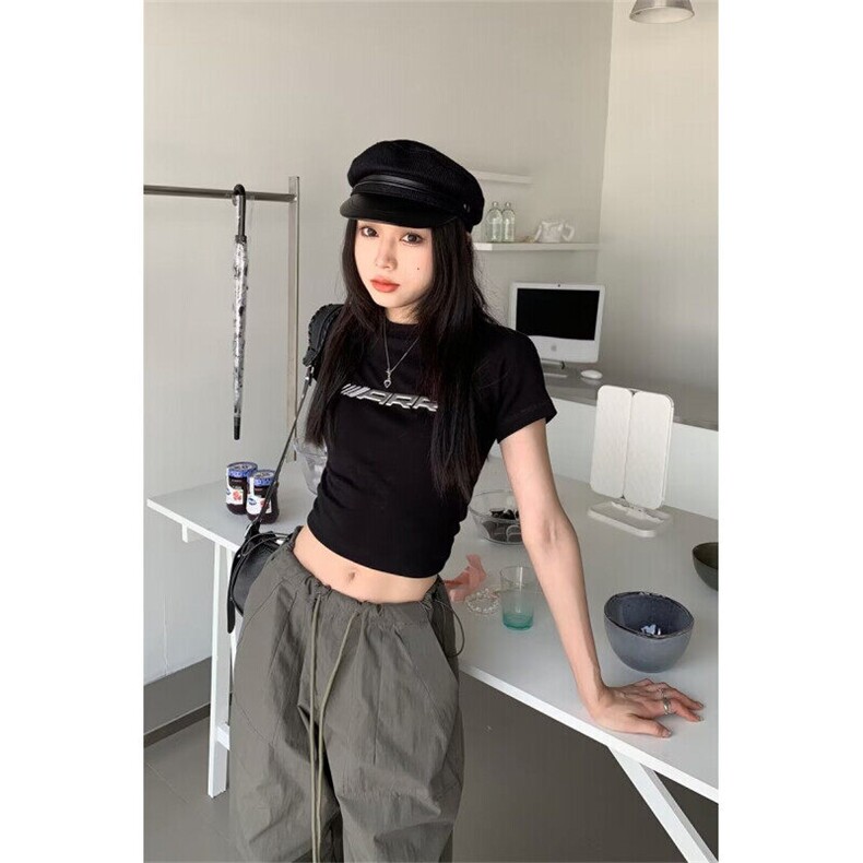 美式阔腿伞兵工装裤男女宽松复古休闲裤潮牌长裤束脚WLG8433-P40,男装休闲裤,星座1008