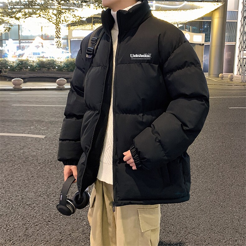 港风直播抖音得物高品质宽松男加厚撞色棉衣外套M1401P68,男装棉衣,电商C408(原B339-1)