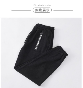 男士裤休闲裤子长裤秋冬灯芯绒束脚裤学生9分裤牛仔裤k605P20图片