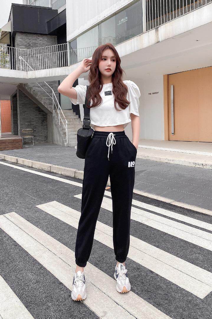 现货春款卫裤三个色，女装休闲裤，依水韩菲