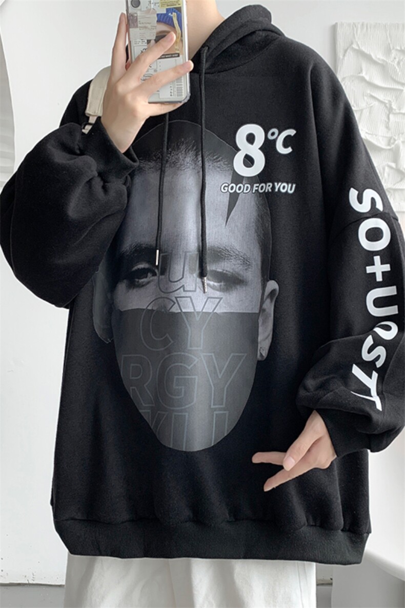 oversize潮牌男装连帽卫衣情侣外套潮帽衫XZ514-2-W8821-P43,女装短外套,星座514-2(原B239)