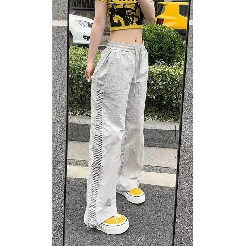 侧拉链全开运动速干裤子男款夏季网眼户外登山冲锋裤LCK1299-p40,男装休闲裤,星座1008