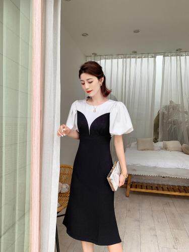 超美韩范连衣裙，女装连衣裙，贻思茗