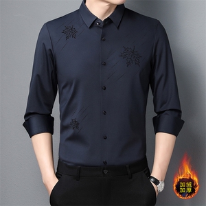 CA1010175钱塘2020-2中年男士商务休闲简约厚款加绒衬衣P82图片