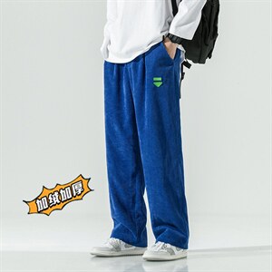 2025冬季加绒加厚日系灯芯绒休闲裤酒店运动裤灰 GK26-1-P55，女装休闲裤，电商B277A（原A068）