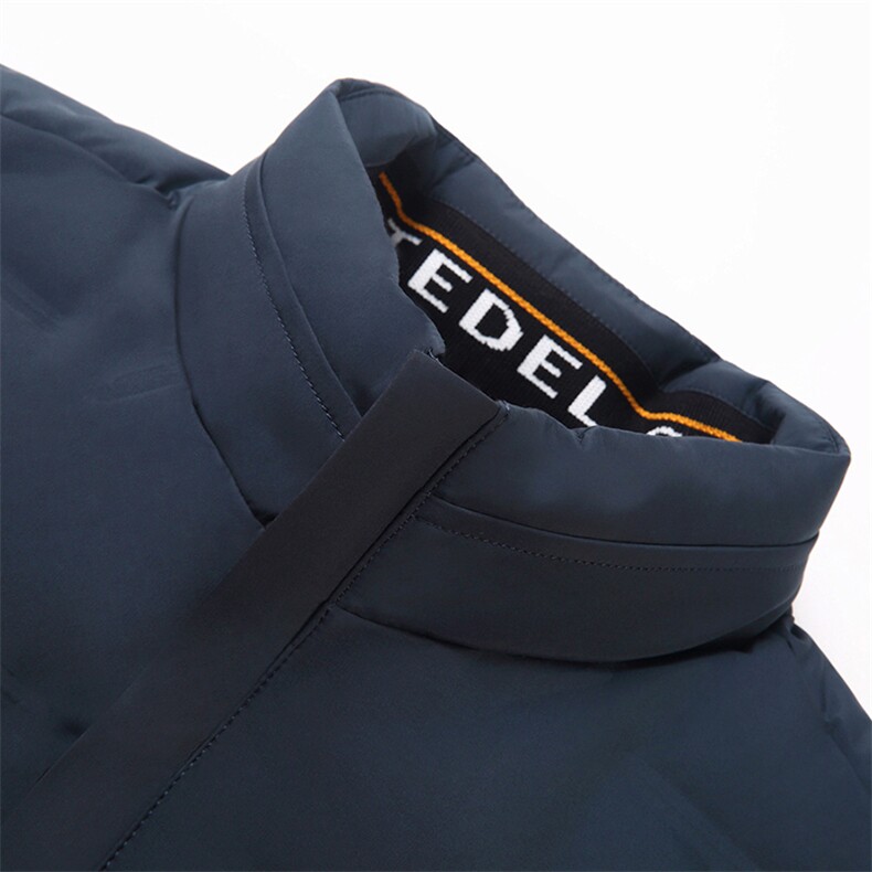 中年爸爸装羽绒服男冬季新款加厚保暖男士上衣立领灰鸭绒休闲外套,男装羽绒服,电商B212（原钱塘6029）