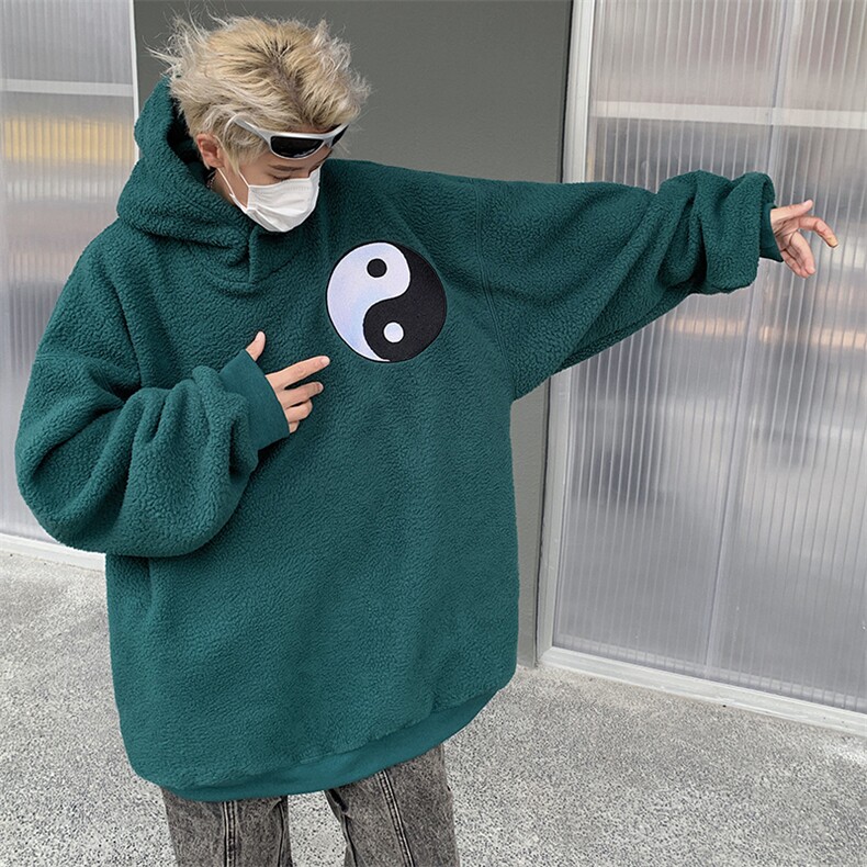 MC903-P53控88双刷双摇粒绒刺绣图案320克，男装卫衣，星座1611A-1