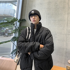 2024冬季棉服男短款加厚面包服立领潮牌棉袄外套MY0301-P70，男装棉衣，星座308B-1